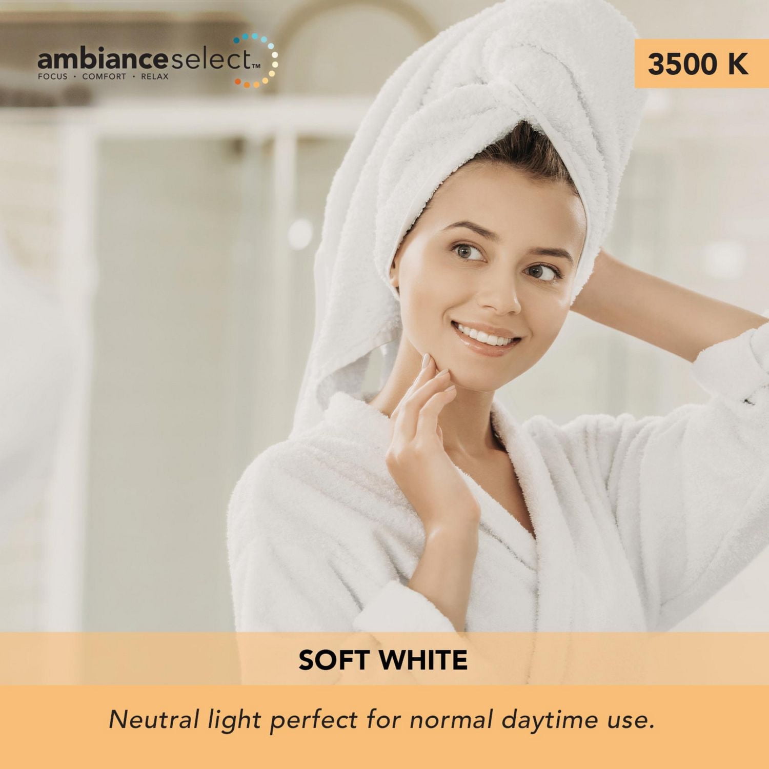 AmbianceSelectMC applique murale couleur ajustable noir de 24 po à DEL intégrée avec diffuseur en acrylique givré et télécommande murale avec gradateur, 91005759