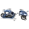 thumbnail image 3 of Tzora - Titan - Folding Lightweight Scooter - 3-Wheel - Silver - PHILLIPS POWER PACKAGE TM - $500 VALUE, 3 of 5
