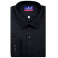 thumbnail image 1 of Manchester Camisa de Vestir Tallas Extras Con Cuello Ajustable  Negro, 20" Cuello 34" Manga Manchester 25232Z, 1 of 4