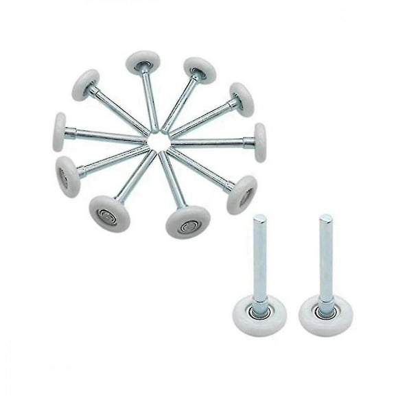 12 Pcs 1.8inch Nylon Garage Door Roller 4inch Stem, Quiet Garage Door Wheels For Garage Door Track SQW