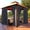 Dark Grey, variant on Outdoor Curtains for Patio Waterproof - Light Blocking Weather Resistant Privacy Grommet Blackout Curtains for Gazebo, Porch, Pergola, Cabana, Deck, Sunroom, 1 Panel, 52W x 84L inch, Teal