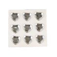 thumbnail image 1 of Inteprter 10 hojas de pegatinas de diamantes de imitación, calcomanías acrílicas de mano para niños, estudiante tridimensional DIY, amor, corazón, Artesanía Blanco Inteprter HA062097-08B, 1 of 6