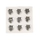 thumbnail image 1 of Inteprter 10 hojas de pegatinas de diamantes de imitación, calcomanías acrílicas de mano para niños, estudiante tridimensional DIY, amor, corazón, Artesanía Blanco Inteprter HA062097-08B, 1 of 6