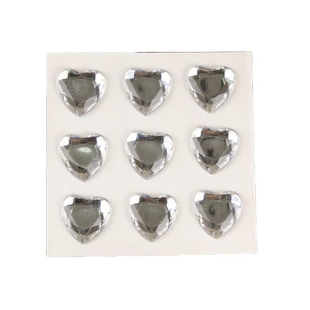 Pegatinas de diamantes de imitación Yuarrent 10 hojas acrílicas