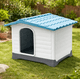 thumbnail image 2 of Casa Para Perro Mediano Con Pared Desmontable Térmica 91x68x67cm Ajolopet Color Azul, 2 of 9