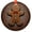 Gingerbread, variant on Snowy Alpine Mountain Range: -Style Christmas Ornament - Made With Real Glass, Holiday Keepsake, Xmas Tree Hanging Decoration, Seasonal Gift Idea, Collectible Ornament 2025