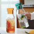 thumbnail image 4 of 850ml Heat-resistant Glass Pitcher For Milk Ice Coffee Water And Juice Refrigerator Jug Teapot Carafe Cold Brew Drinking Bottle, 4 of 6