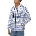 thumbnail image 3 of Naloa Abstract Gondola Snowflake Men’s Hoodies, Zip up Hoodie, Sweatshirts,Hoodies for Men Sizes S-3XL-3X-Large, 3 of 5