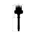 thumbnail image 4 of MSD Ignition Distributor 85551 Pro-Billet; For Use With Chevy V8 Engines; Without Ignition Control Module; Magnetic Trigger; Mechanical Advance; With Iron Gear; Red Cap With HEI/Male Posts, 4 of 4