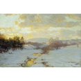 thumbnail image 3 of Palmer, Walter Launt 14x11 Black Modern Framed Museum Art Print Titled - Twilight, 3 of 5