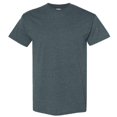thumbnail image 1 of Gildan - Camiseta básica de manga corta Modelo Heavy Cotton para hombre - 100% algodón gordo (Jaspeado Oscuro), 1 of 2