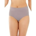 thumbnail image 2 of Bali Comfort Revolution Microfiber Brief, 3-Pack Nude/Warm Steel/Pink Sands 8/9 Women's, 2 of 12