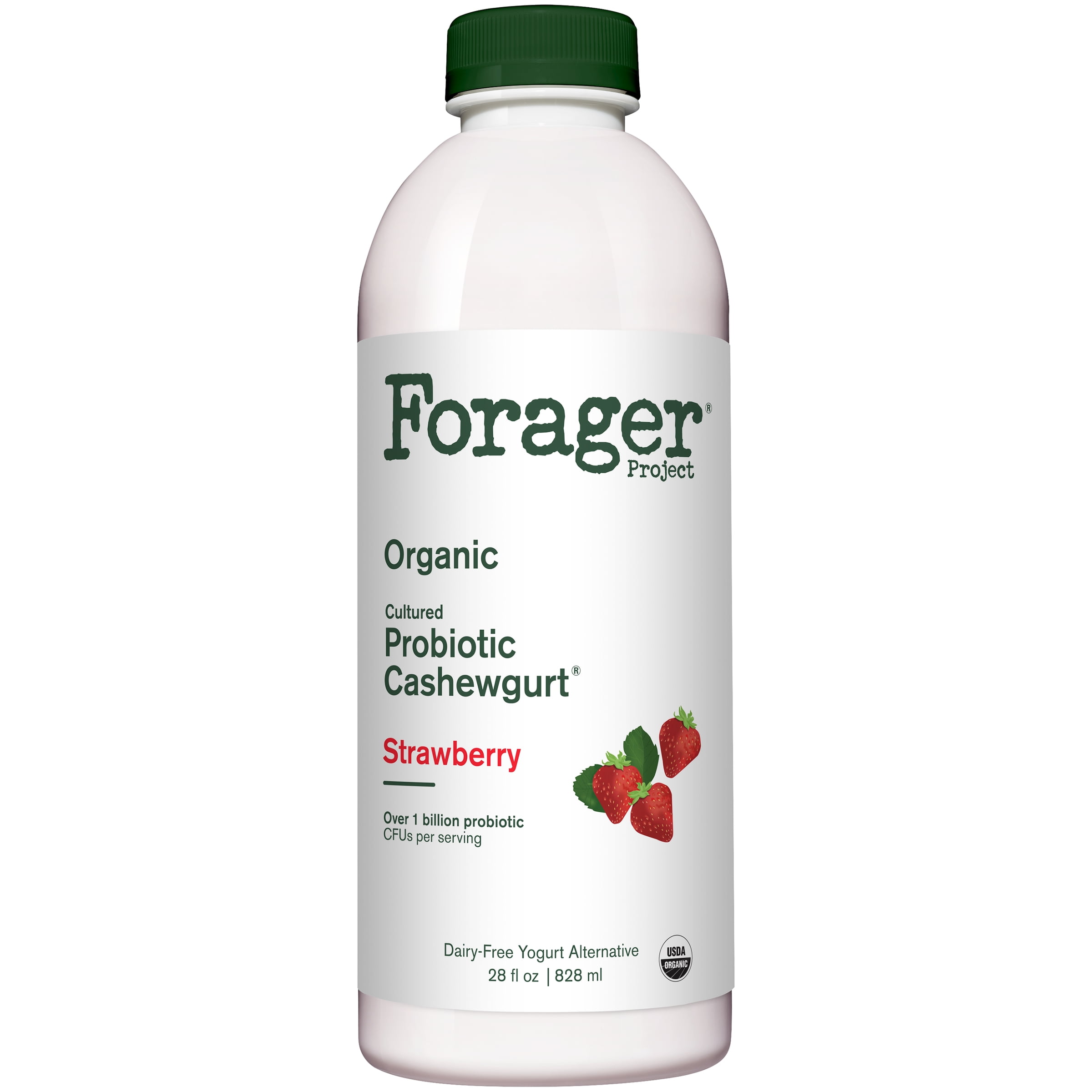 Forager® Project Organic Strawberry Cultured Probiotic Cashewgurt® 12