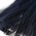 thumbnail image 4 of SWSMCLT Women's High Waist Tulle Skirt Mesh Soft Casual Winter Pleated Skirt Vintage Fall A Line Layered Sequin Blue Small-Large, 4 of 4