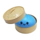 thumbnail image 2 of Pelota antiestrés en forma de bola de masa hervida, juguete novedoso para escritorio de oficina, linda y divertida para niños y adultos, cocinada al vapor Azul, 2 of 9