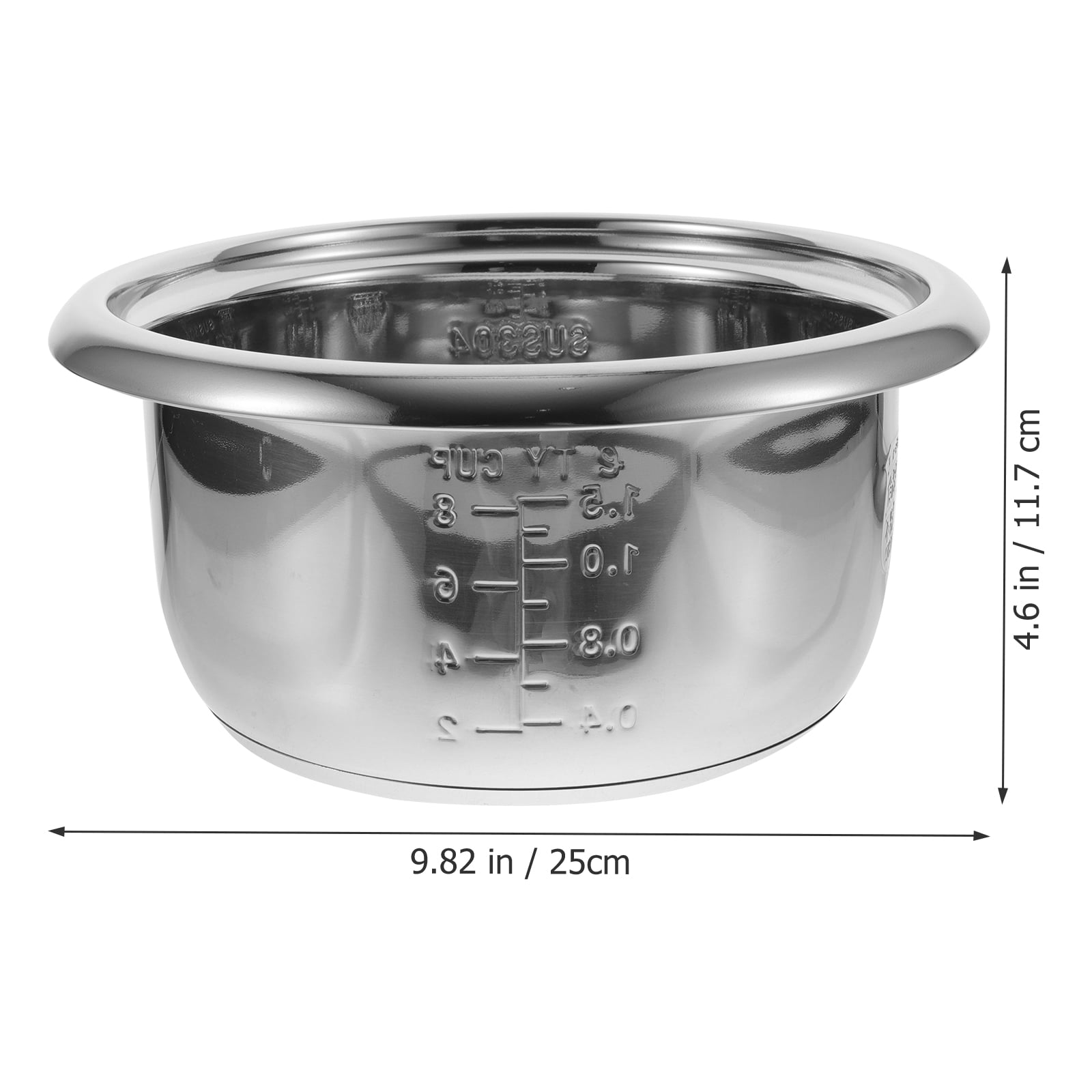 Cooker Inner Pot Large Capacity Rice Cooker Pot Round Cake Baking Pot  Multi-use Rice Pot Rice for Home 