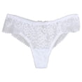 thumbnail image 4 of WILLBEST Calzon Sin Costuras Para Mujer Tanga Sexy Para Mujer De Encaje Hueco Flores Solubles En Agua Ropa Interior De Bikini Para Mujer De Media Cintura, 4 of 7