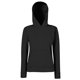 thumbnail image 3 of Fruit Of The Loom - Sudadera con capucha ajustada para mujer (Negro), 3 of 3