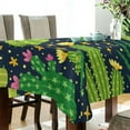thumbnail image 3 of GZHJMY Cactus Tablecloth, Rectangle Waterproof Washable Polyester Table Cover for Picnic Dinner Holiday Party Decor, 60 x 108 Inch, 3 of 7