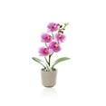 thumbnail image 1 of Ounissouiy Tela ABS, flor Artificial, simulación vívida, reemplazo decorativo, hogar, dormitorio, oficina, boda, adorno falso para macetas Decoración Púrpura Ounissouiy HA083938-03, 1 of 6