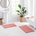thumbnail image 2 of Better Homes & Gardens Ultra Soft Polyester 2 Piece Bath Rug Set , 20" x 34" and 23" x 39", Old Rose, 2 of 11