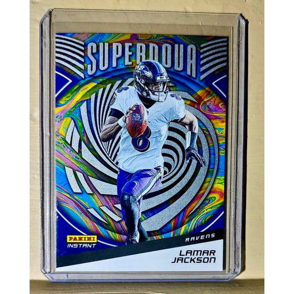 Lamar Jackson 2021 Panini NFL Instant Supernova #2 Football Card 1 of 3357
