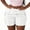 D444/White, variant on Afdoent Shorts For Women Solid Color Lightweight Shorts For Everyday Casual With Elastic Waist Summer Beach Vacation