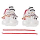 thumbnail image 1 of 2 piezas de Colgante de muñeco de nieve Sincero adorno artístico de resina para árbol de Navidad, 1 of 10