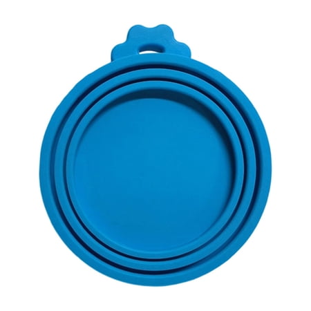 Silicone Pet Food Can Lid Food-Grade Airtight Leakproof Cover for Dog and Cat Food Cover 3 In 1 Food Grade Silicone Pet Can Lid