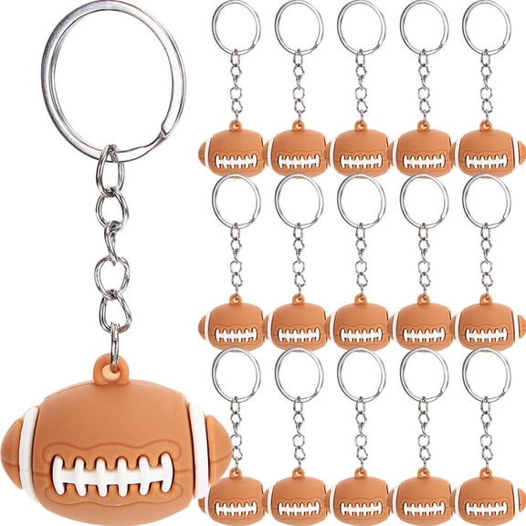 Raindrops  16 Pcs Sports Theme Key Chain Pendants Lightweight Keychain Child