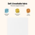 thumbnail image 3 of Dream on Me 2-In-1 Breathable Sweet Dreams 6” 88 Coil Crib & Toddler Innerspring Mattress, 3 of 8