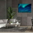 thumbnail image 6 of Epic Graffiti 'Amazing Northern Lights Blue' by Epic Portfolio, Giclee Canvas Wall Art, 60"x40", 6 of 8