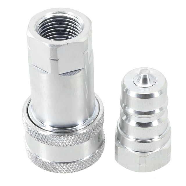 1pc ISO-A Threaded NPT Joint Quick Release Fitting NPT ISO A Hydraulic Coupling Connector Quick-change Oil Pipe Connection