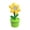 Yellow, variant on Jollyzo Sunflower Bubble Machine with LED and Music, Electric Bubble Maker for Kids, Battery Powered Bubble Blower, Portable Bubble Machine for Indoor Outdoor