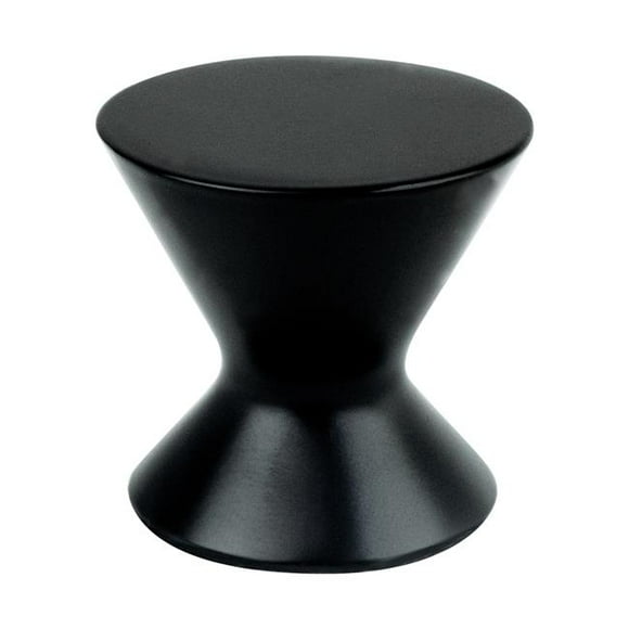 Berenson 2399-1055-P Domestic Bliss Matte Black Knob