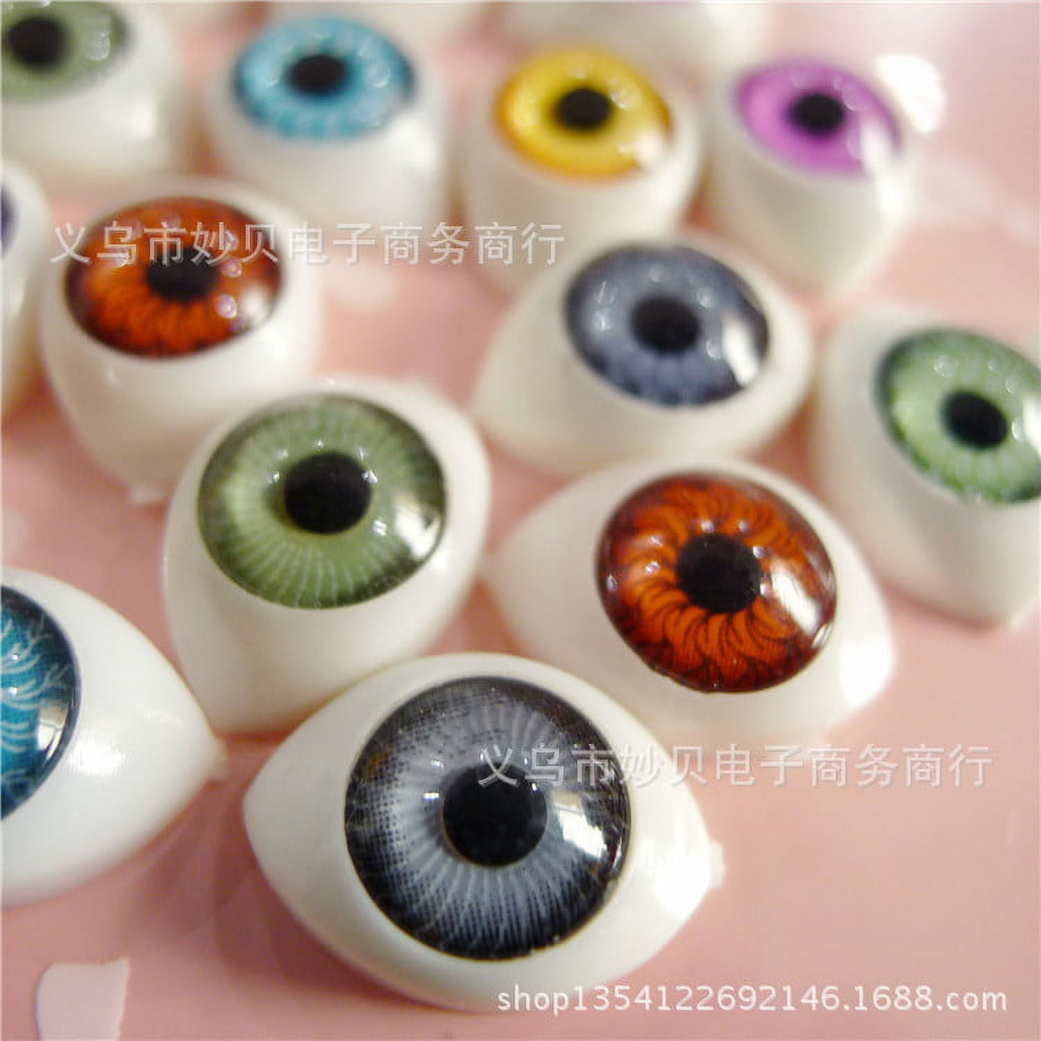 60Pcs Halloween Eyeballs Simulated Horror Eyeballs DIY Fake Eyeballs