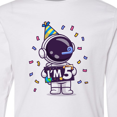 thumbnail image 4 of Inktastic 5th Birthday Astronaut Long Sleeve Youth T-Shirt, 4 of 5