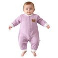 thumbnail image 5 of Xyant Newborn Baby Unisex Clothes Cotton Long Sleeve Romper Newborn Infant Baby Bodysuit Jumpsuit for Boys Girls,Size 0-3 Months, 5 of 9