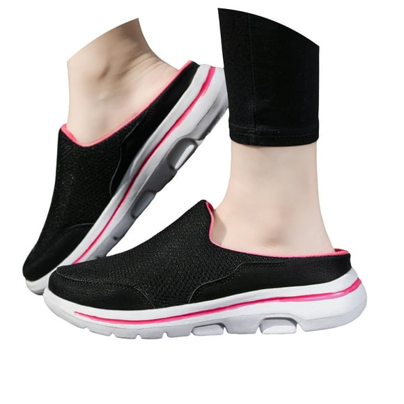 Dakaela Women's Men's Slip on Shoes Lightweight Walking Mules Arch Support Backless House Slippers