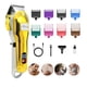 thumbnail image 1 of Cortadora de Cabello Inalambrica Trimmer Perfiladora de Pelo B-684gd Dorada 110v/220v con Peinetas, 1 of 4