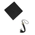 thumbnail image 2 of LNMQLPDBS Grad Cap Shiny Kindergarten and Preschool Graduation Ceremony Cap with 2025 Tassel Toddler Black and Blue Grad Cap for Boys and Girls Kids Graduation Gifts, 2 of 3