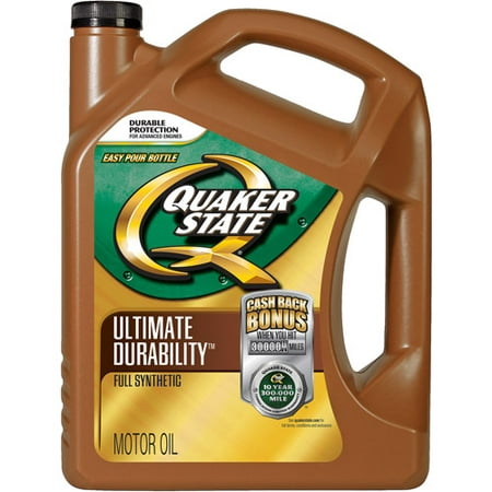 Quaker State Ultimate Durability 5W20 Motor Oil, 5 qt
