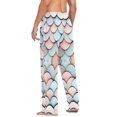 thumbnail image 3 of FORMRS Mens Pajama Pants with Pockets Sleepwear Lounge Bottoms Sizes S-2XL, Blue Shimmering Pattern, 3 of 7
