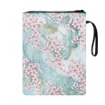 thumbnail image 2 of HELLHERO Book Sleeve Cover for Librarian,Sakura Marble Pattern Book Organzoer Holder, Lightweight, Protector Wrap Bag for Classroom Library, 2 of 8