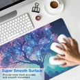 thumbnail image 4 of a Big Tree with a Blue and Pink Light&nbsp;pad Mousewaterproofno Slip&nbsp;for Office Home Work GamingmousematRubber Base Mousepad with Stitched Edges 31.5x11.8inches, 4 of 7