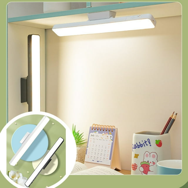 Rechargeable Desk Lamp under $5! CQCYD Rechargeable Desk Lamp, Wireless Magnetic LED Eye Care Light, 3 Color Temperature Dimmable Lamp, USB Table Lamp for Study Office