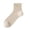 BY25_Beige, variant on Women Thin Mesh Ankle Sock Breathable Lightweight Classic Socks Crew Casual Solid Color Socks Pink One Size