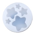 thumbnail image 3 of Techinal Crystal Epoxy Resin Mold Love Heart Five-pointed Star Moon Shape Keychain Pendant Casting Silicone Mould DIY Crafts Jewelry Making Tools, 3 of 10