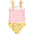 thumbnail image 2 of Disney Princess Belle Toddler Girls Tankini Top Bikini Bottom and Scrunchie 3 Piece Swimsuit Set Toddler to Big Kid, 2 of 5