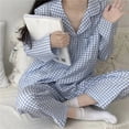 thumbnail image 4 of Ins Stylle-Pijama de manga larga para mujer, ropa para el hogar, ropa de salón de ocio, primavera y otoño, nueva, 4 of 4